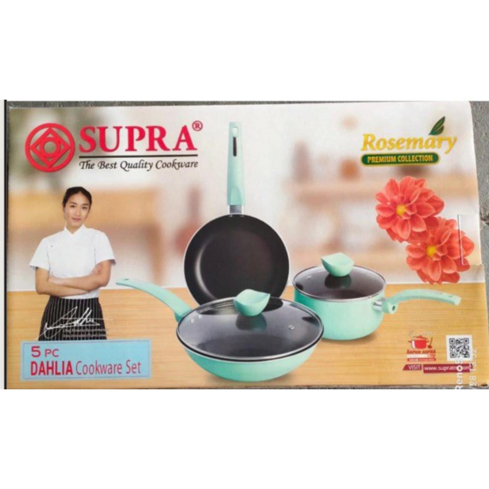 Panci SUPRA 5pcs EDISI Chef Renata/NEW Panci SUPRA 5pcs DAHLIA