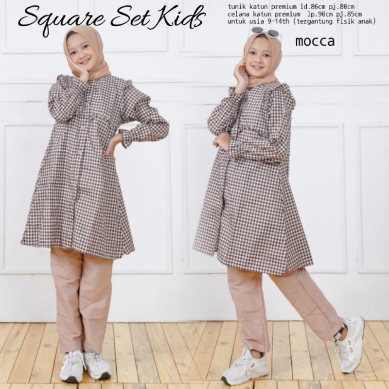 SQUARE SET KIDS / SETELAN TEENS