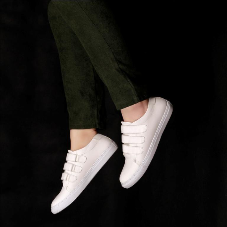 Luxe White | 36-40 | Sepatu Sneakers Putih Casual Jalan Simpel Wanita Cewek Women Footwear | FORIND x Tragen Fav