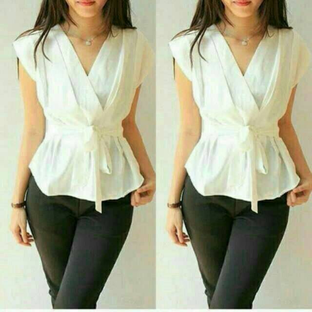 Kimono top (basic kimono wanita)