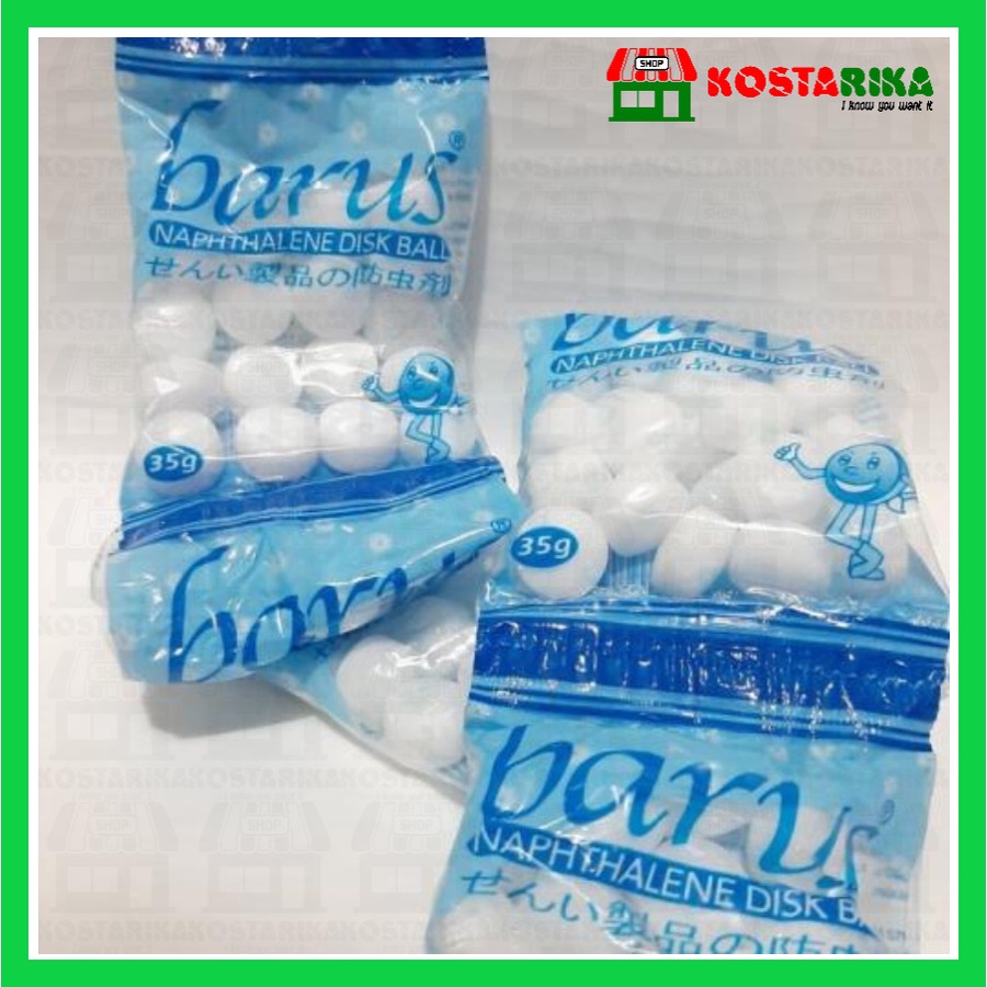 KAMPER BOLA PUTIH WANGI MERK BARUS SACHET 35GR