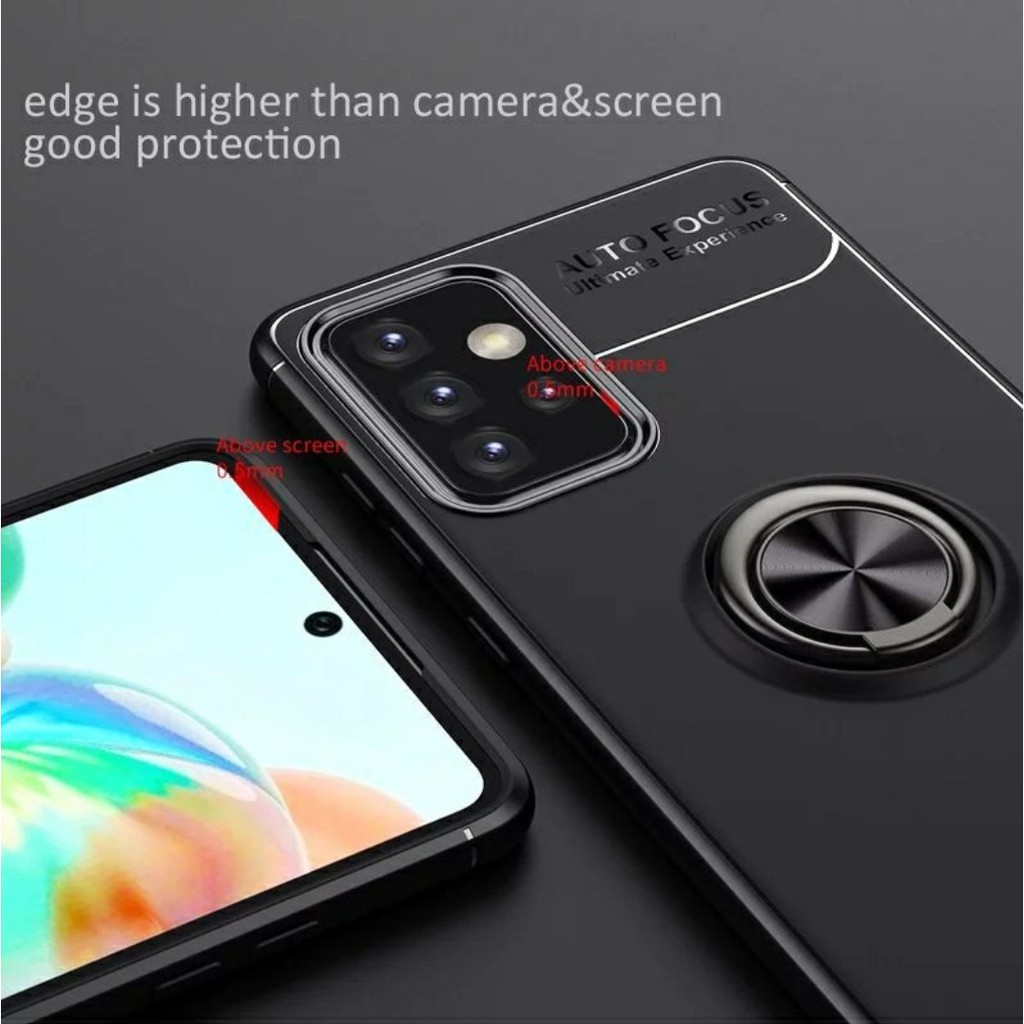 Auto Focus Ring Holder Stand samsung A32 A52 A52S S21 FE S20 FE A72 M62 S23 Ultra A34 A54 Case Cover