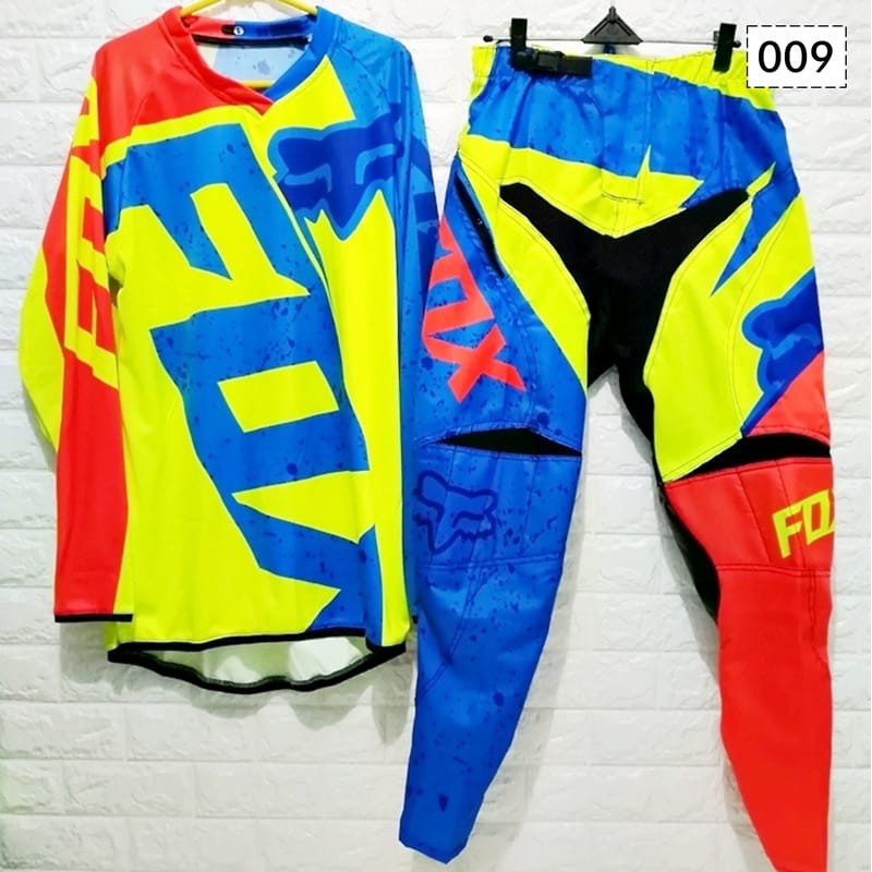 jerseyset cross , sepatu trail &amp; sarung tangan motor cross trail FULSET trail mx setelan offroad terlaris