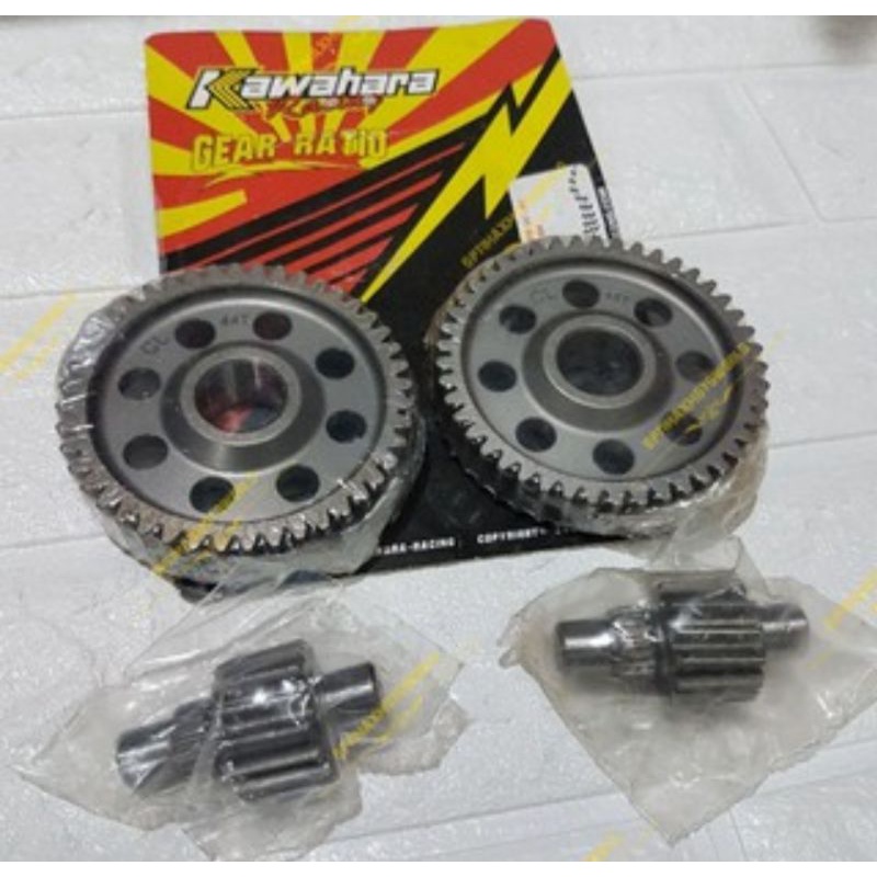 Gigi rasio/gear box racing kawahara buat mio lama/mio sporty/mio soul/mio smile/nuovo Uk 13/38-13/39