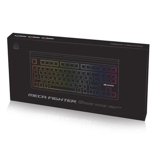 Keyboard DA Digital Alliance Meca Fighter Rainbow LED - Gaming - Resmi