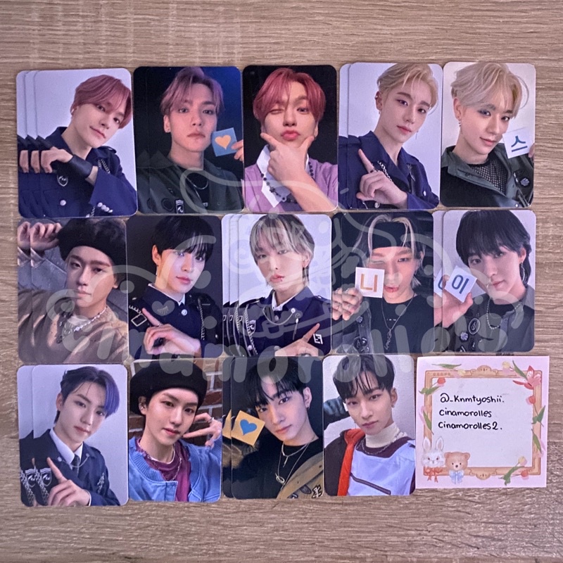 [ EPEX OFFICIAL PHOTOCARD ] album chase flee wish keum mu myu amin baekseung ayden yewang jeff