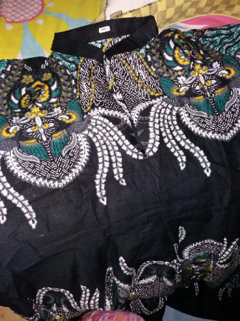 Raka Bumi Gamis Batik Sriwedari Maxi Bumil/busui Katun Sogan Allsize Ld 105-120 Cm Bahan Katun Halus