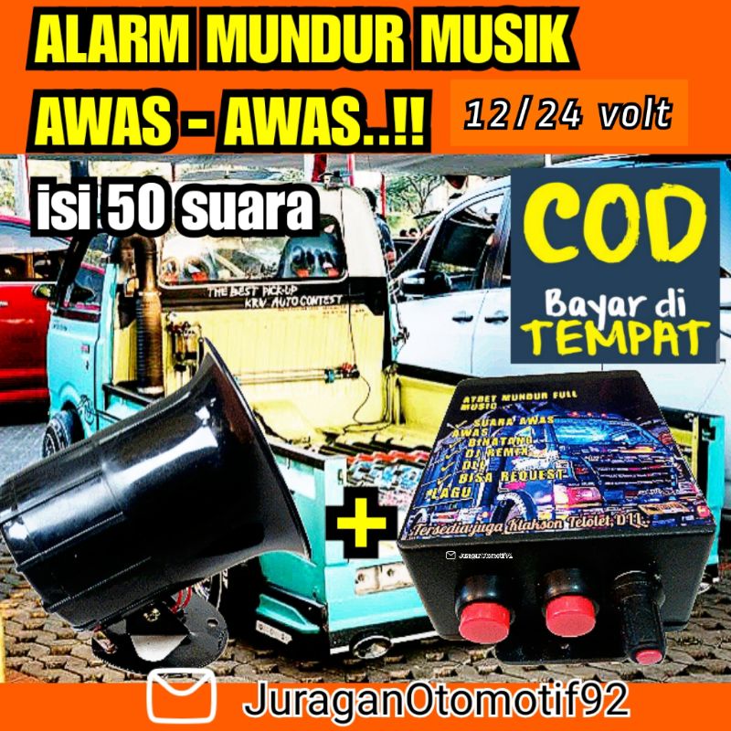 atret mundur lagu alaram mundur awas truk alarm mundur truck canter 12v 24v