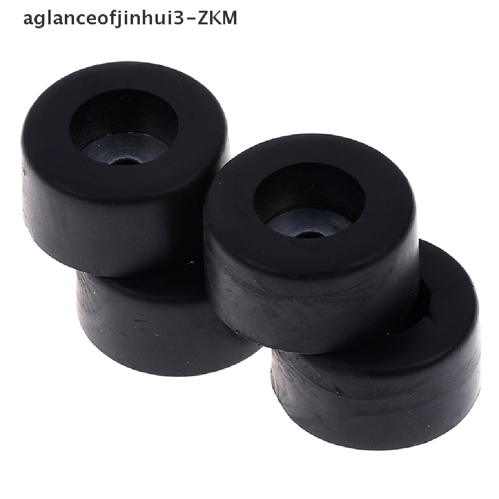 (AGID) 4pcs Bantalan Kaki Speaker Bahan Karet Ukuran 38mm x 19mm
