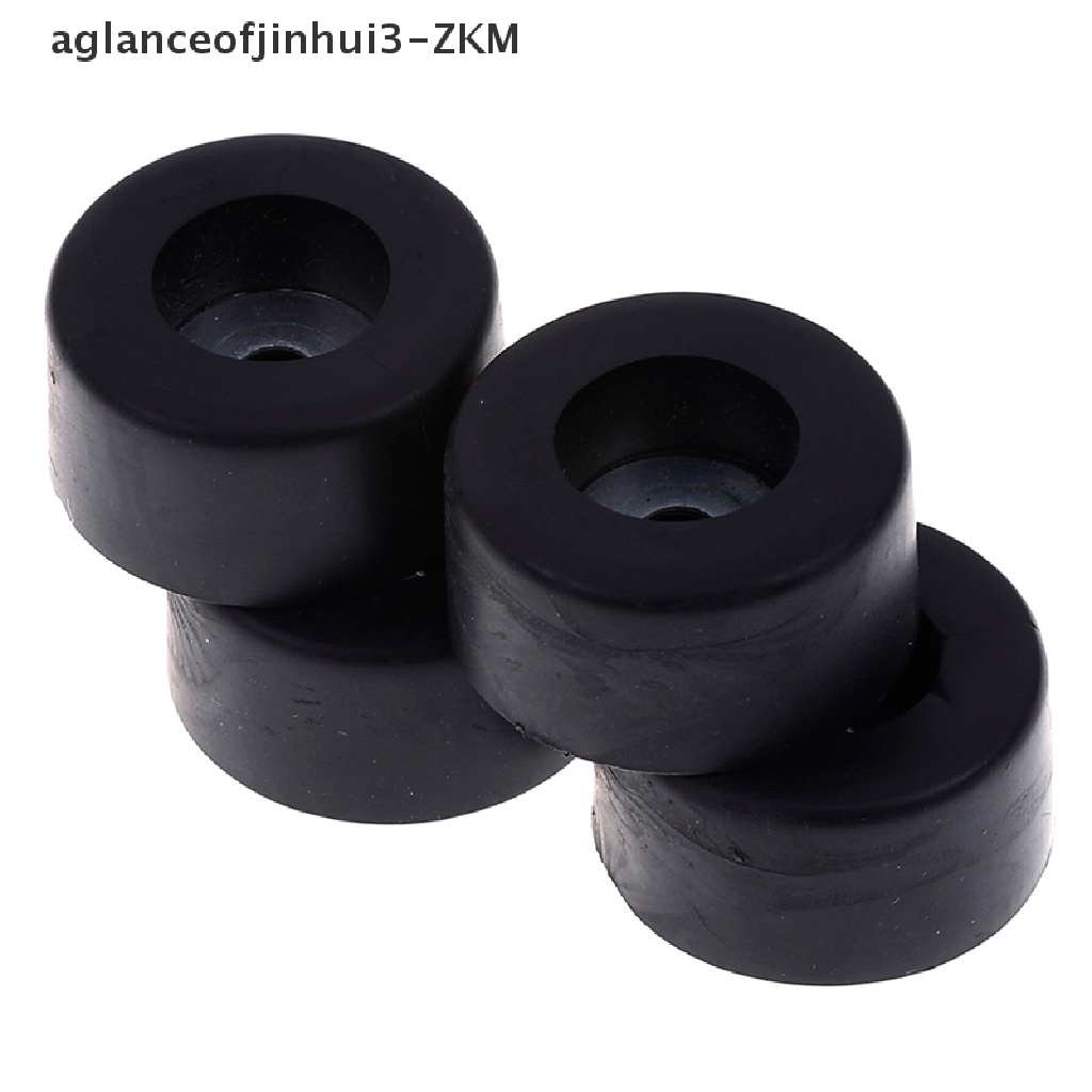 (AGID) 4pcs Bantalan Kaki Speaker Bahan Karet Ukuran 38mm x 19mm