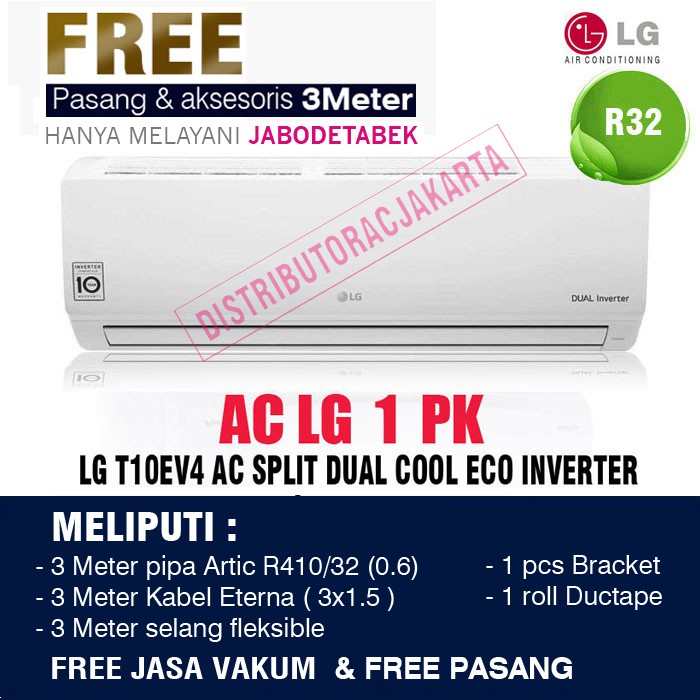 Ac Lg 1 Pk T10ev4 Inverter Dual Cool Eco Inverter Indonesia