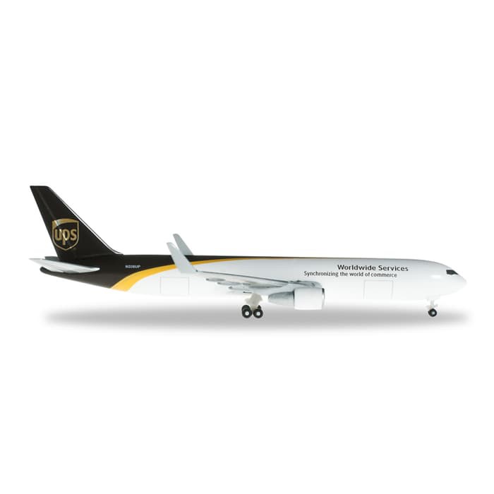 Diecast Pesawat - Miniatur Pesawat Garuda - Diecast Pesawat Jet Herpa Ups Airlines Boeing 767-300F -