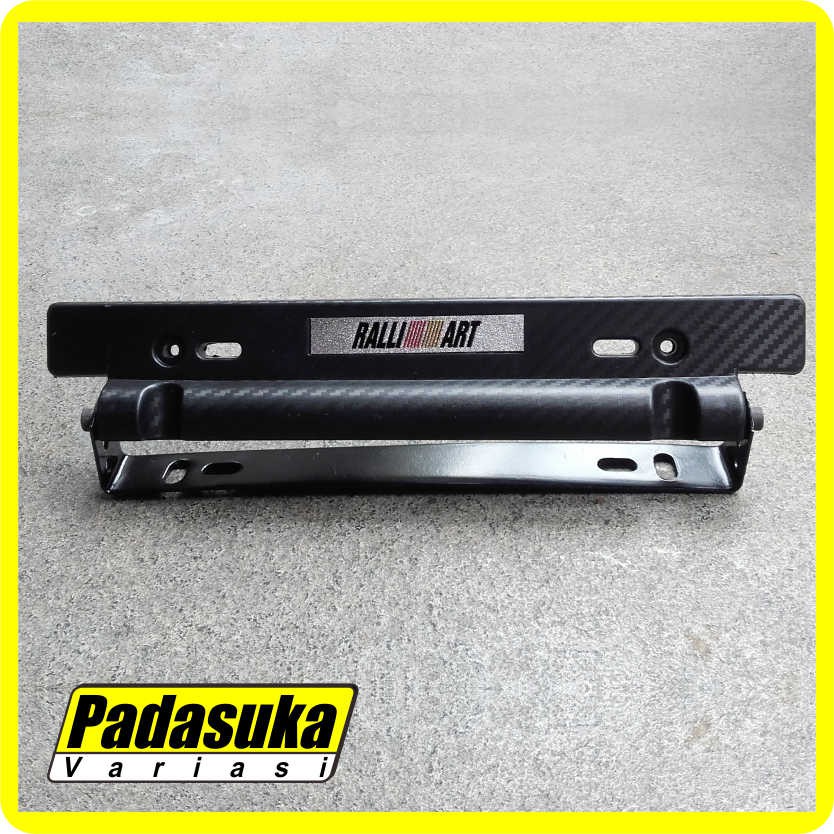 Dudukan Plat Nomor JDM Ralliart Carbon