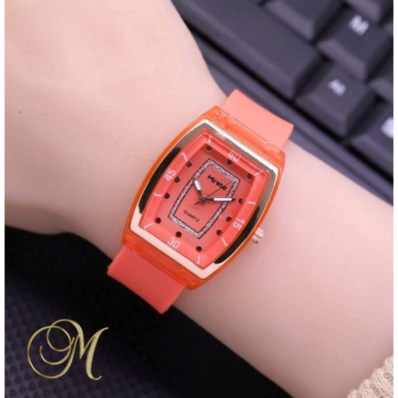 JAM TANGAN CEWEK TERBARU/ FASHION wanita, jam tangan WANITA mirete premium terlariss, JAM tangan cewek sporty