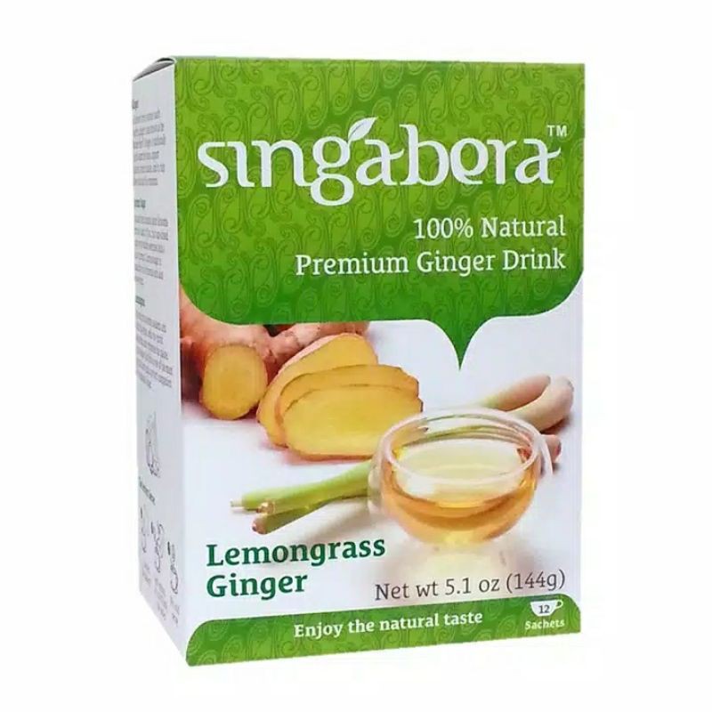 

Singabera Premium Lemongrass Ginger (Jahe Sereh) 12 sachet