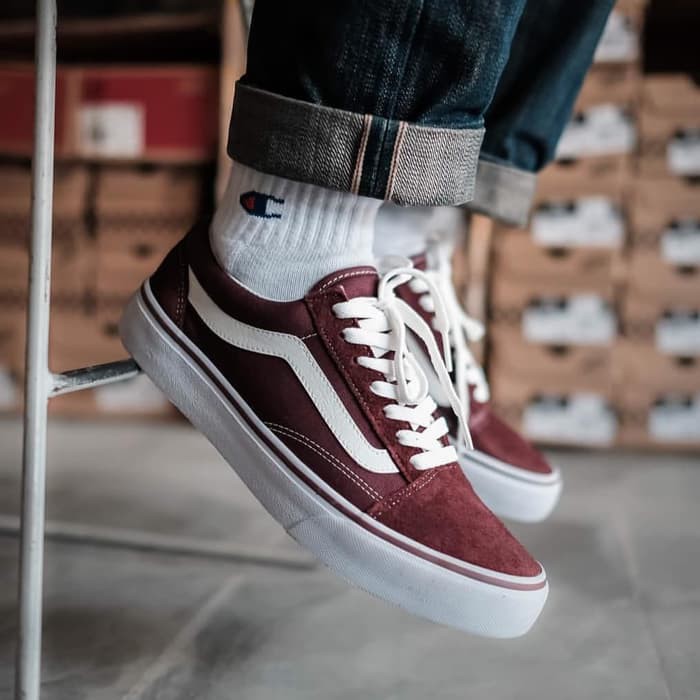 vans Old Skool V36CL+ 18FA burgundy (JAPAN MARKET)