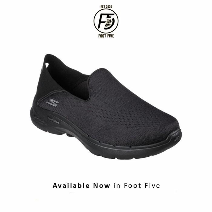 Sepatu Slip On Pria Skechers Go Walk 6 Black Original Bnib - 216269 38
