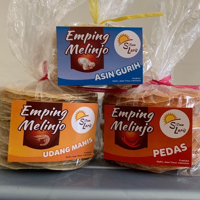 

Emping Melinjo (Gnemon) Lebar MENTAH, ISI 25 lembar tersedia 3 varian rasa, diameter 10 cm mentah