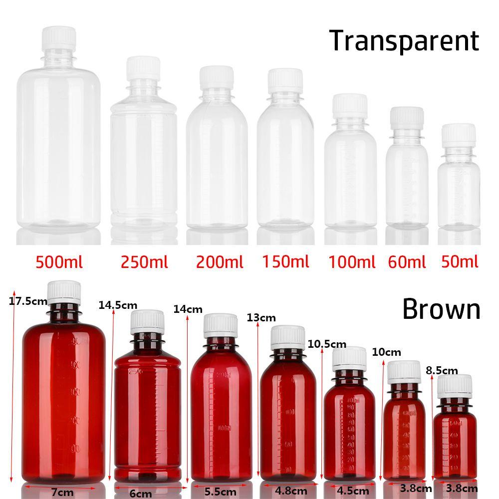 Solighter 5Pcs Botol Kosong Segel Travel Botol Isi Ulang Dispenser Shampoo Dengan Sampel Cairan Wisuda