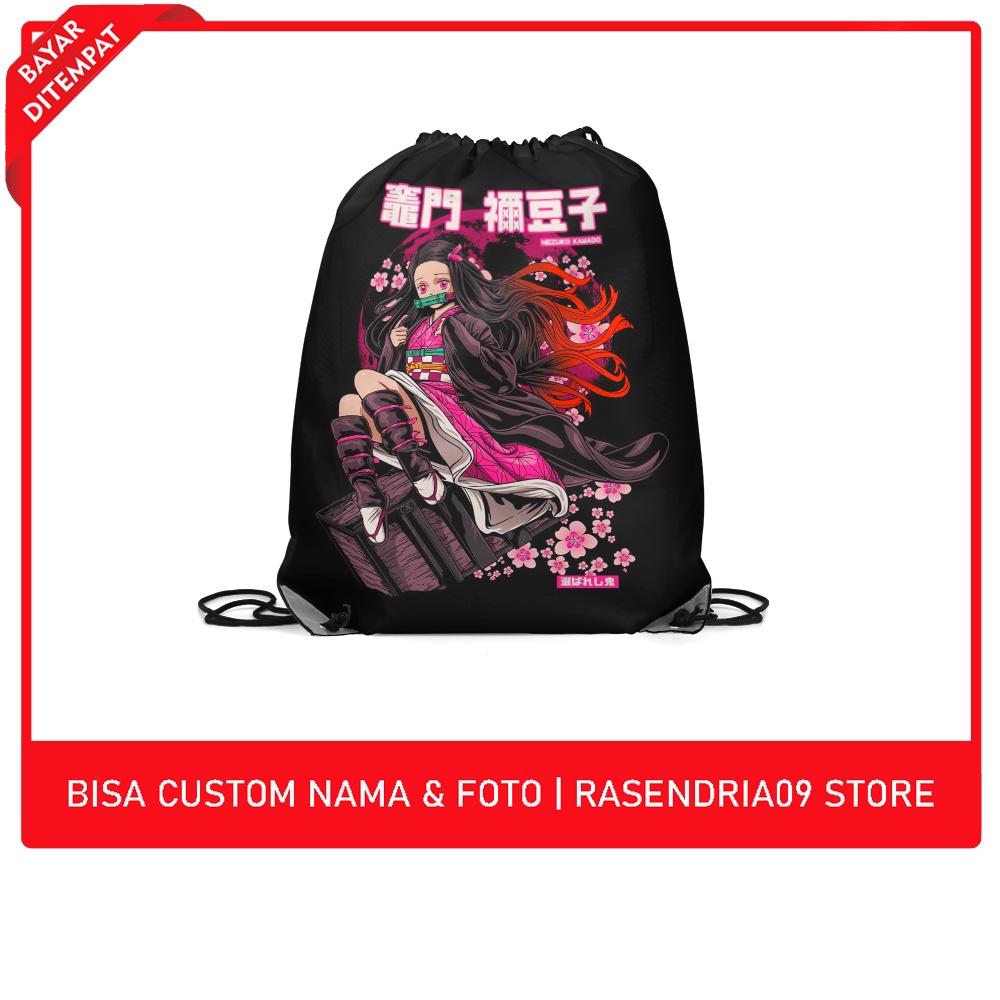 String Bag / Tas Serut Fullprint Sublime | DEMON SLAYER - NEZUKO KAMADO