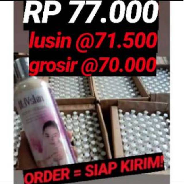 READY TERMURAH HWVskin BODY SERUM Pemutih Tubuh Ampuh 100%