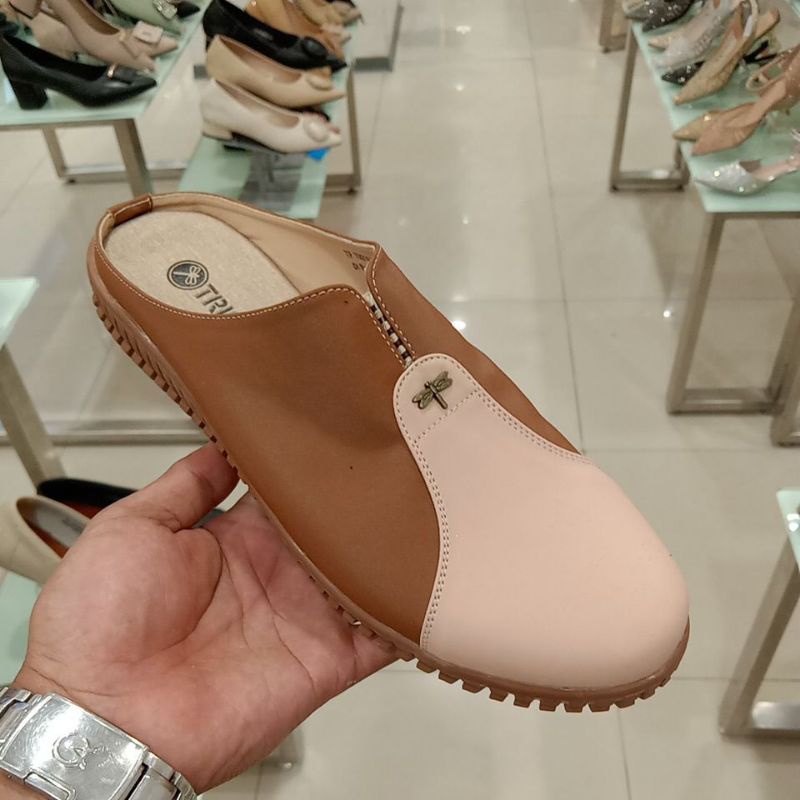 TRISET MULES | SEPATU SANDAL BUSTONG WANITA | ORIGINAL