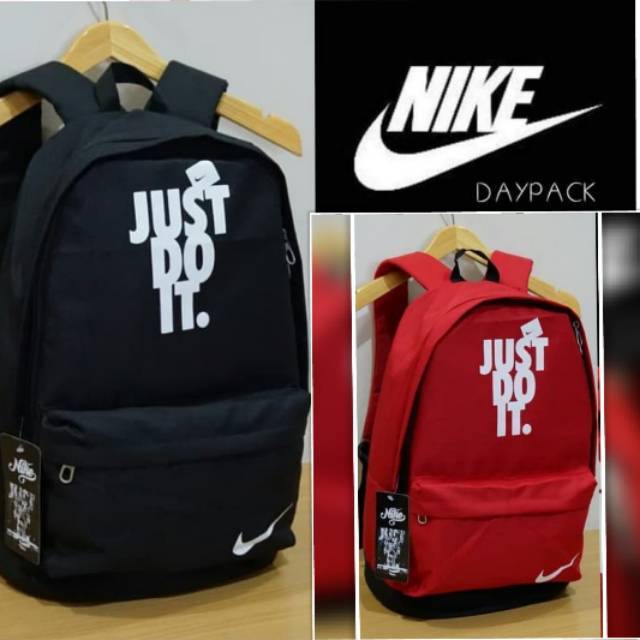 Tas Ransel Nike just do it backpack sekolah SMK SMA SMP Kuliah Jalan Jalan