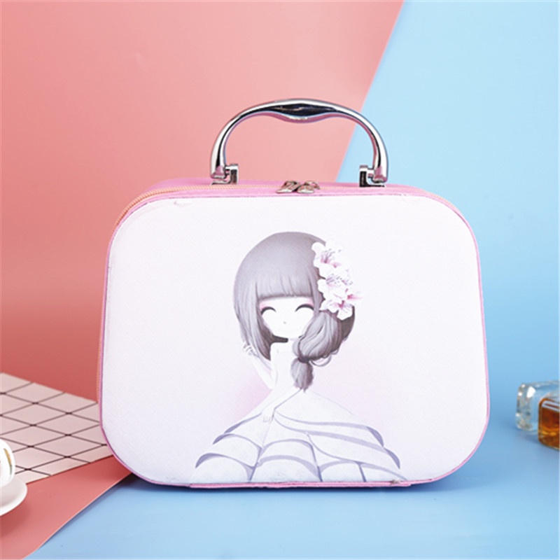 Tas Kosmetik Wanita Kawai Tempat Makeup Organizer Cosmetic Bag Travel