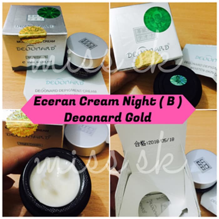 [ ECERAN ] NIGHT CREAM B DEOONARD SILVER( Deo nard gold silver)