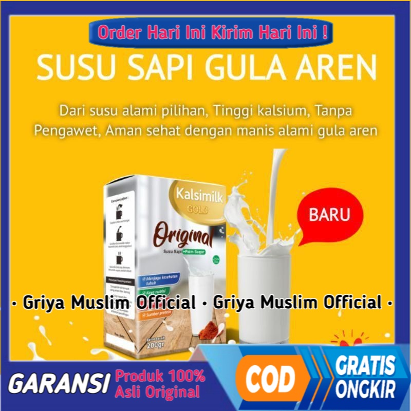

BISA COD Kalsimilk Susu Sapi Plus Gula Aren Susu Sehat