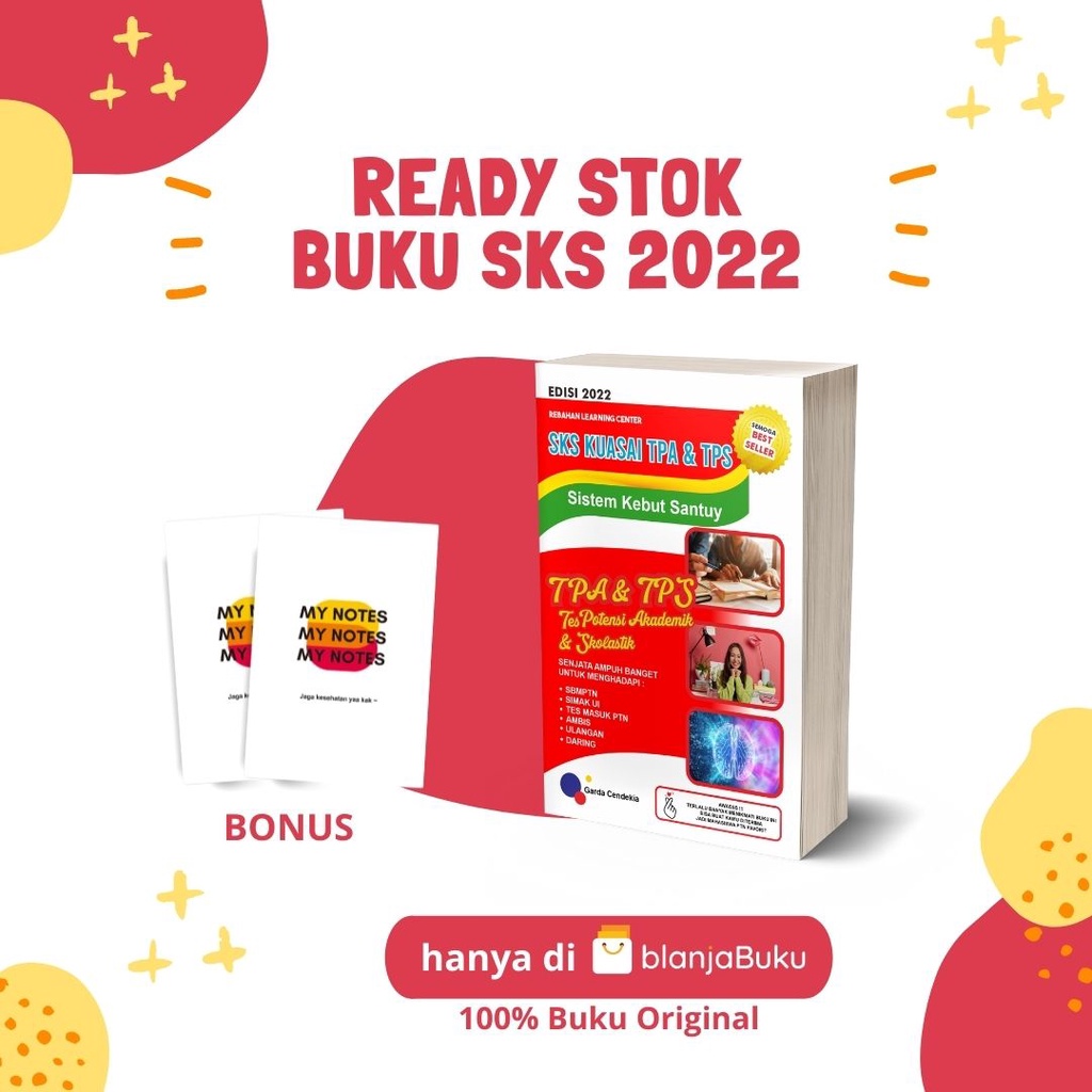 BUKU SKS 2022 IPS IPA MATEMATIKA TPA SISTEM KEBUT SANTUY / GARDA CENDEKIA-SKS TPA/TPS 2022