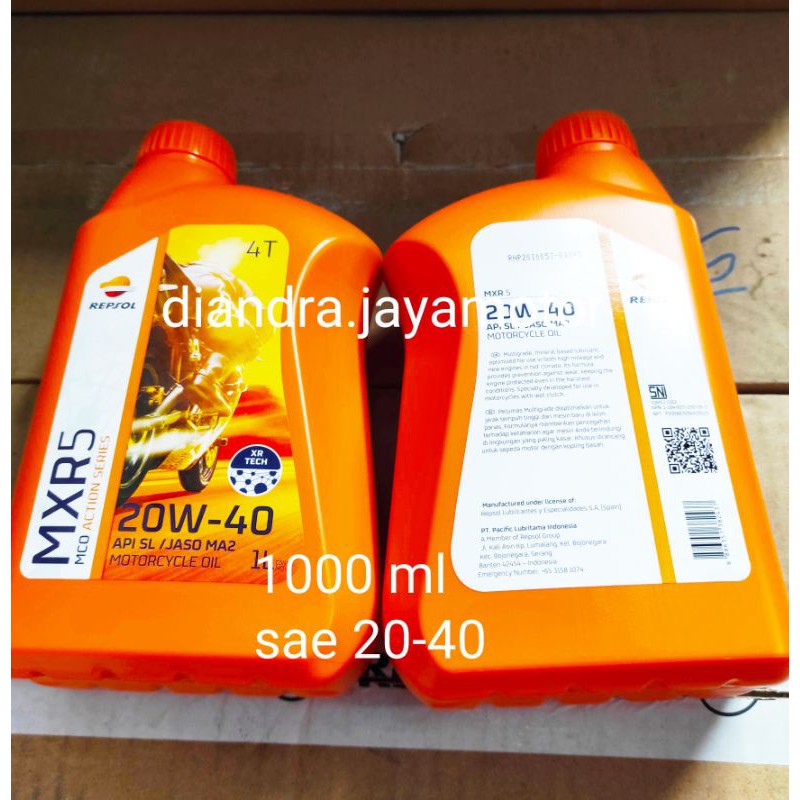 oli repsol 4tax 1000 ml 100% original