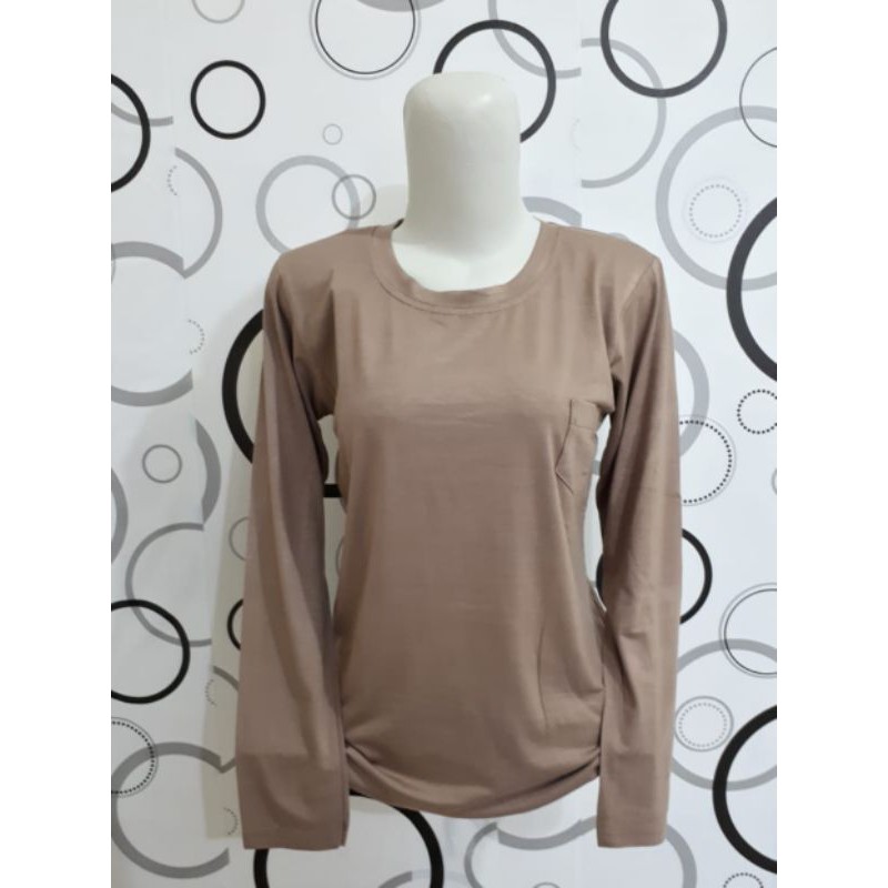 KAOS WANITA ATASAN WANITA  KAOS TANGAN PANJANG WANITA KAOS MURAH KAOS LENGAN PANJANG WANITA KAOS POLOS WANITA