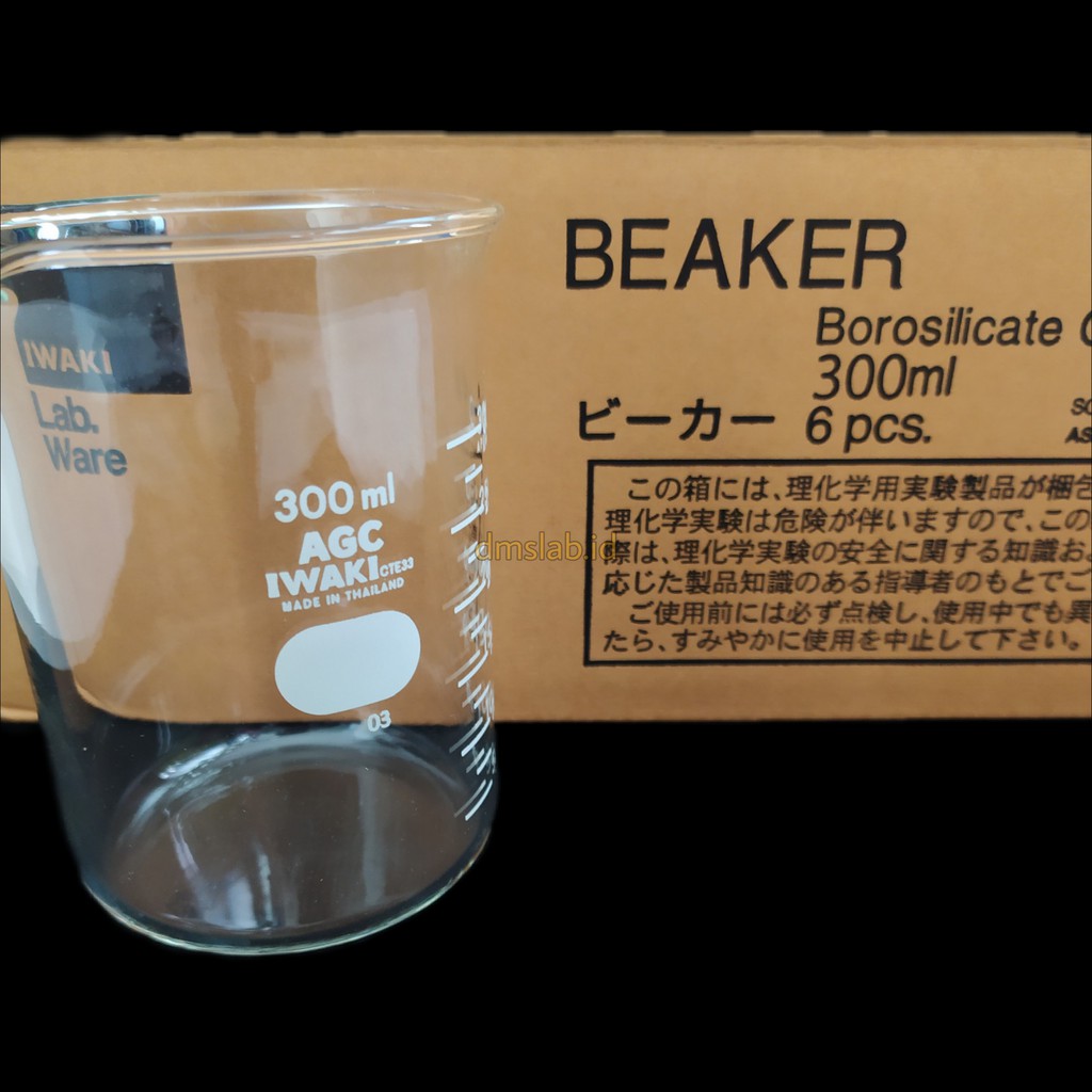 Jual Beaker glass 300ml, Iwaki Indonesia|Shopee Indonesia
