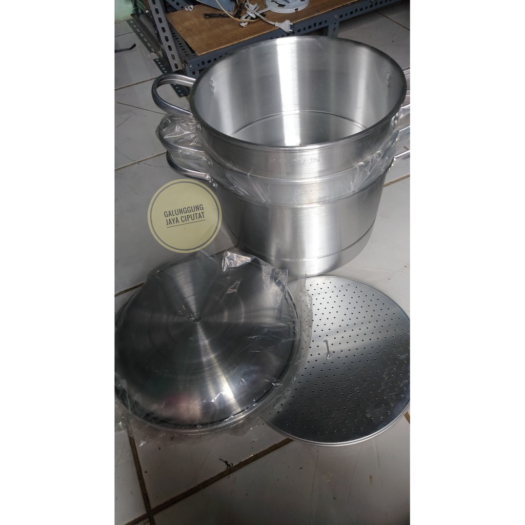 Panci Halco Serbaguna / Panci Halco Pakai Sarang 32 cm Harga Promo