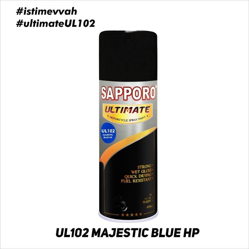 Sapporo Ultimate UL102 Majestic Blue HP / cat semprot / Sapporo spray 400 ml