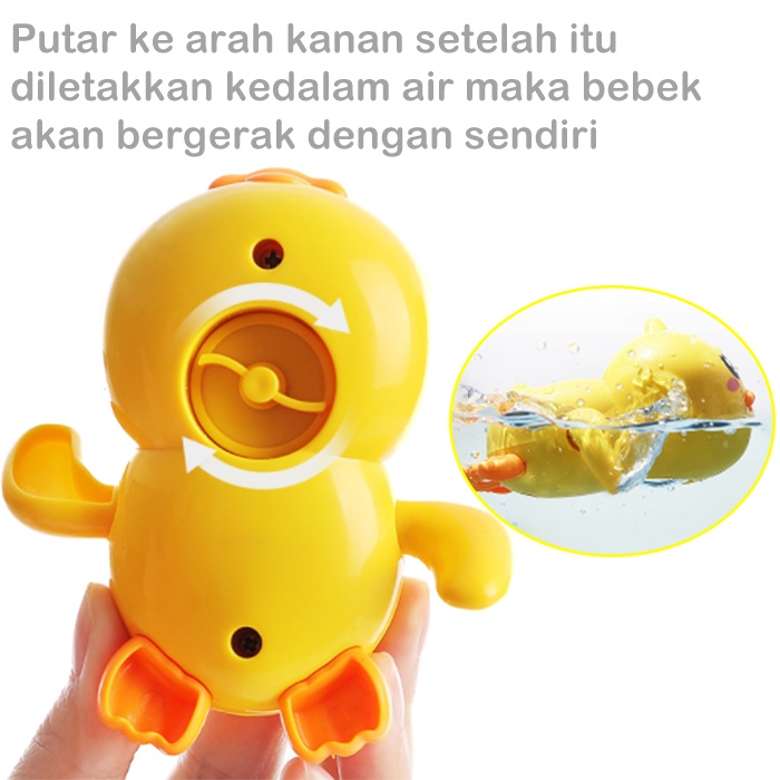 [1KG 30PCS] Babyland Mainan Mandi Anak Bentuk Bebek Lucu Berenang Di Kolam Renang / Toy Turtle