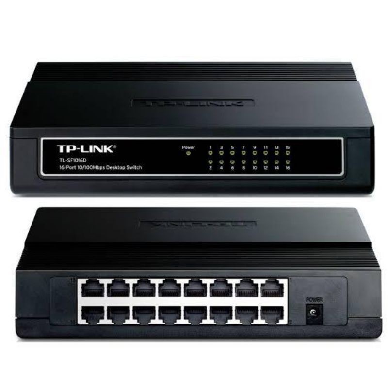 TP-LINK TP LINK Switch 16 Port 10/100Mbps Plastic Case - TL-SF1016D