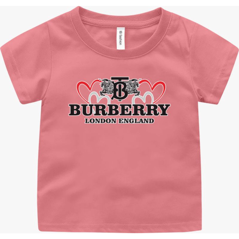 Kaos Anak Unisex Burberr T Shirt Anak Cowok Kaos Oblong Anak Ank Baju Anak Murah