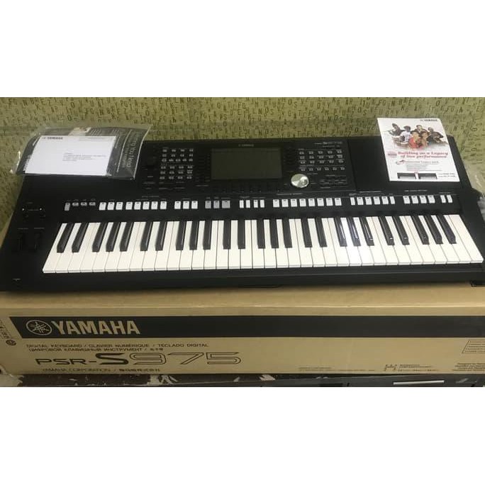 Terlaris  Keyboard PSR S 975 Yamaha Original Resmi - Hitam Sale