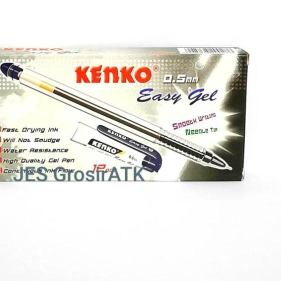 

►-5 Pulpen Kenko Easy Gel [Lusin] ◄