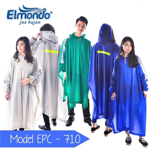 jas hujan Elmondo poncho lengan personal 710