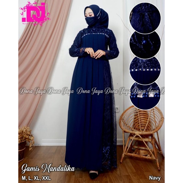 Gamis Putri Tasya Mandalika Original Butik