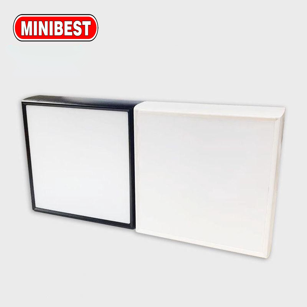 [SALE] DOWNLIGHT OUTBOW 888-30Watt KOTAK / BULAT / LAMPU PLAFON / BK / WH - KOTAK HITAM, PUTIH 6500K