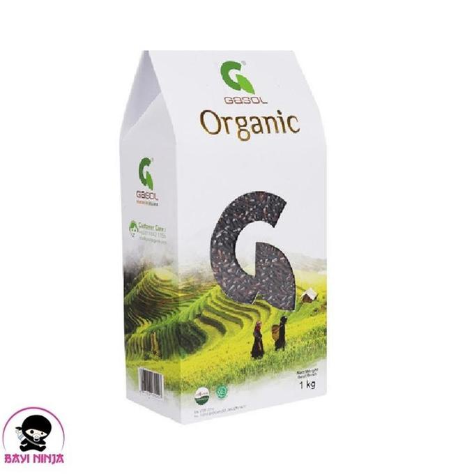 

Diskon GASOL Organic Beras Hitam Black Rice Organik 1 kg Big Sale