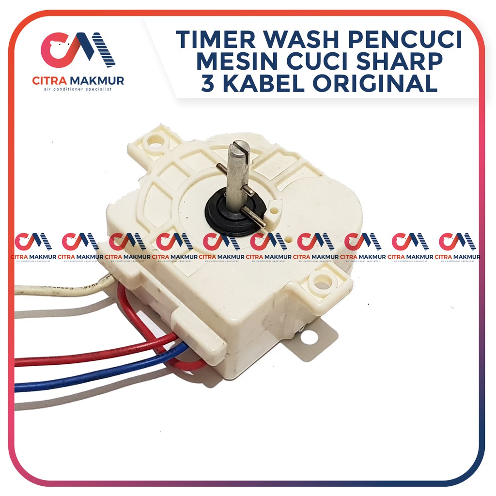 Timer Pencuci Sharp Wash putih Original Asli Mesin Cuci ...