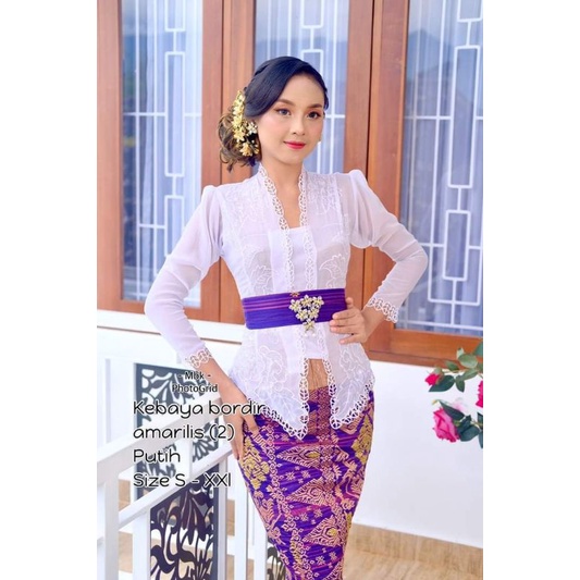 KEBAYA JADI //KEBAYA BALI MOTIF PAGAR AYU