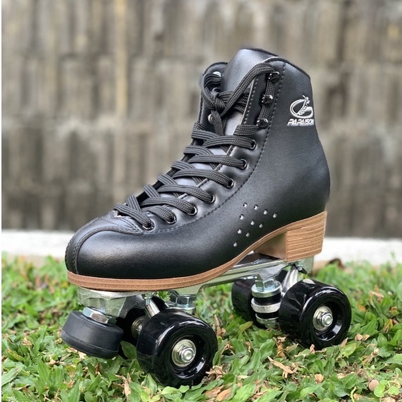 Sepatu Roda Quad Skate Papaison Black Brown