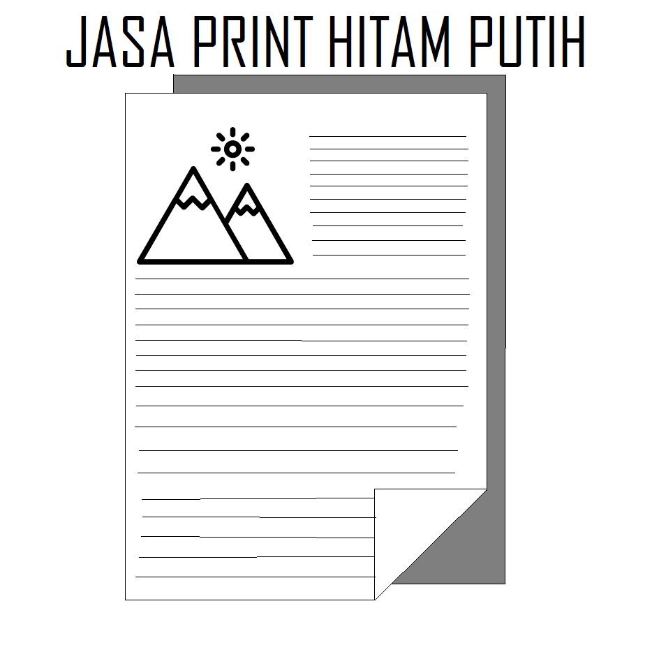 

Jasa Print HITAM PUTIH