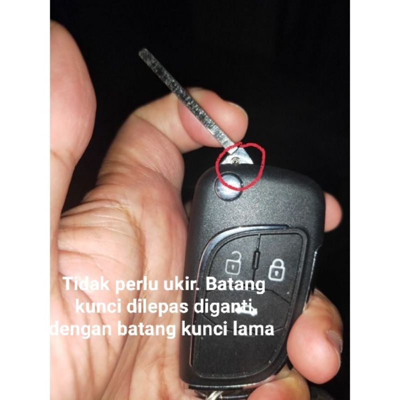 casing kunci modifikasii lipat flip key OEM chevrolet spin cruze aveo trax orlando